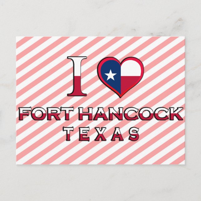 Fort Hancock, Texas Postcard (Front)