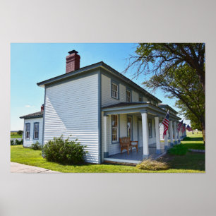 Fort Hays Officers Quarters Poster
