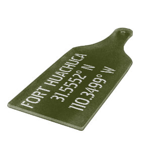 Fort Huachuca Latitude Longitude Cutting Board