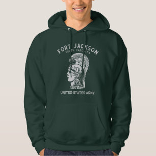 Fort Jackson Vintage White Hoodie