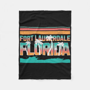 Fort Lauderdale _3 Fleece Blanket