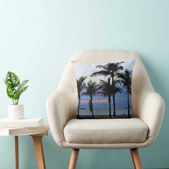 Fort Lauderdale Beach, Florida Cushion (Chair)