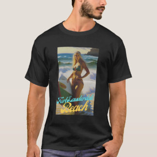 Fort Lauderdale Beach Florida Parasdise Beautiful T-Shirt