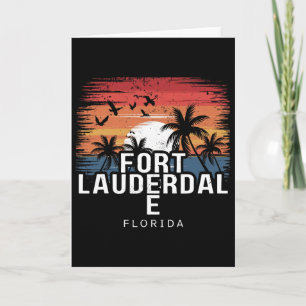 Fort Lauderdale Beach Florida Surfing Surfer Card