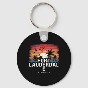 Fort Lauderdale Beach Florida Surfing Surfer Key Ring