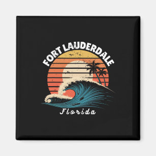 Fort Lauderdale Beach Florida Women Men Surfboardi Magnet