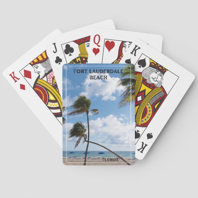 Fort Lauderdale Beach Playing Cards (Back)