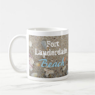 Fort Lauderdale Beach Sand, Shells, Coral Coffee Mug