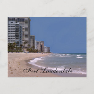 Fort Lauderdale Florida Beach & Ocean  Postcard