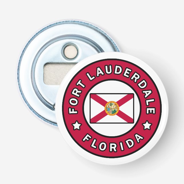 Fort Lauderdale Florida Bottle Opener (Front)