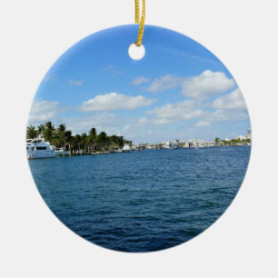 Fort Lauderdale, Florida Ceramic Ornament