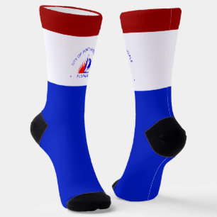 Fort Lauderdale (Florida) city flag Socks