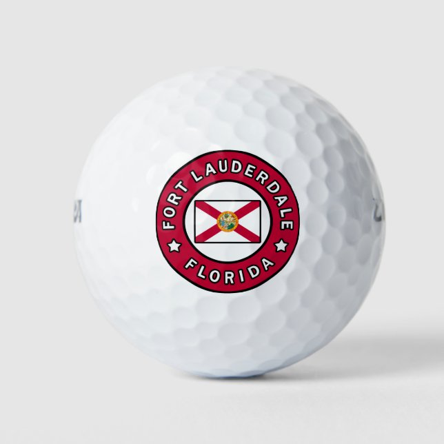 Fort Lauderdale Florida Golf Balls (Front)