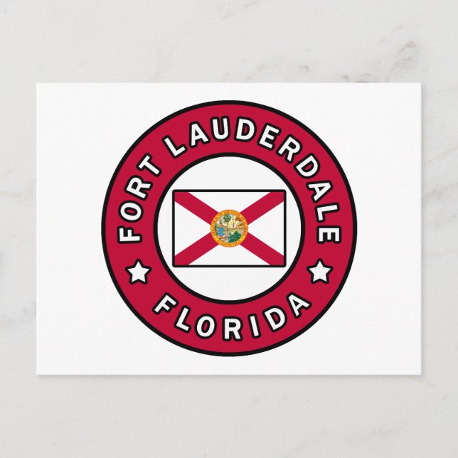 Fort Lauderdale Florida Postcard (Front)