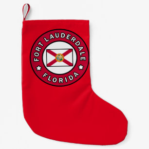 Fort Lauderdale Florida Small Christmas Stocking
