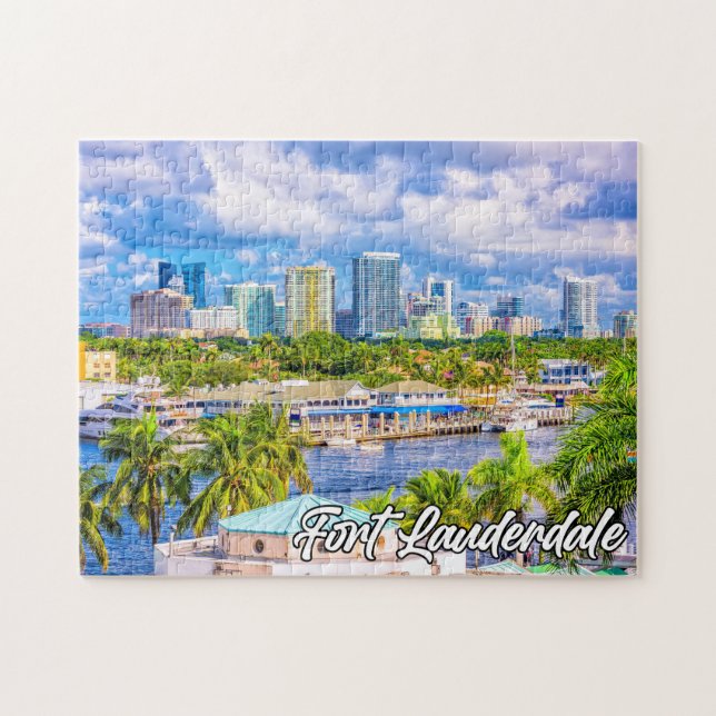 Fort Lauderdale, Florida, USA Jigsaw Puzzle (Horizontal)