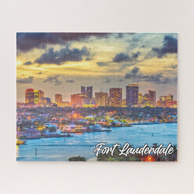 Fort Lauderdale, Florida, USA Jigsaw Puzzle (Horizontal)