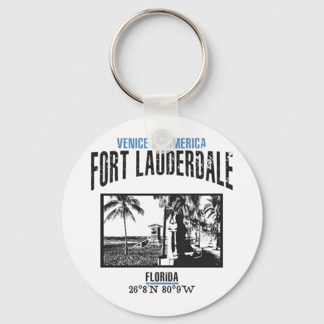Fort Lauderdale Key Ring (Front)