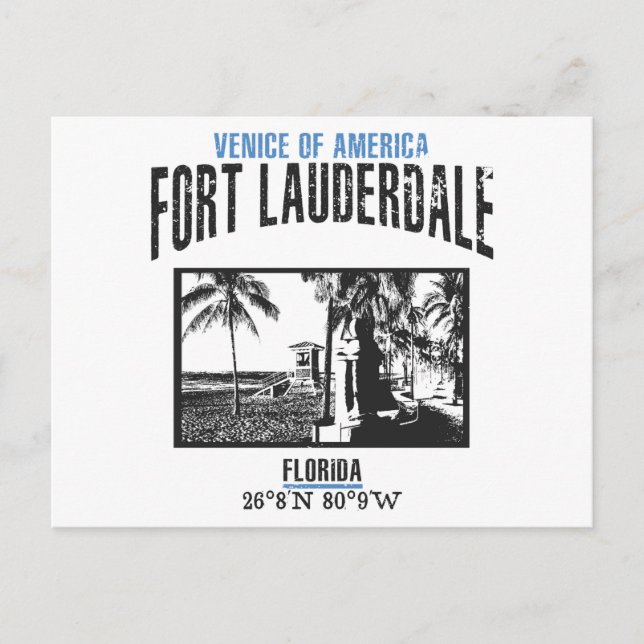 Fort Lauderdale Postcard (Front)