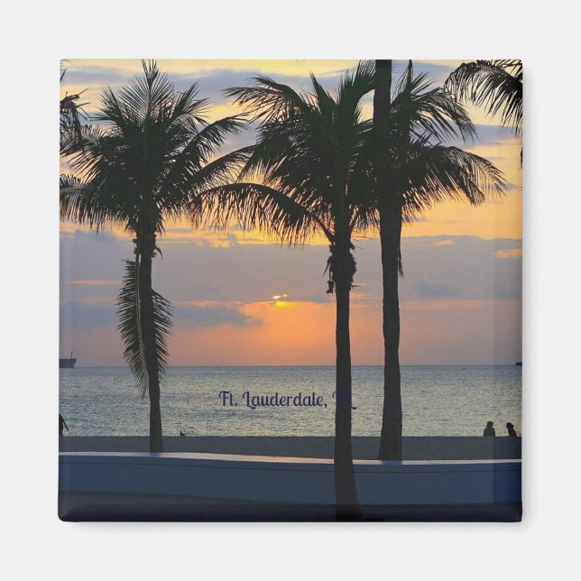 Fort Lauderdale Sunrise Magnet (Front)