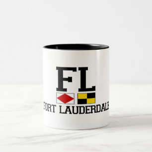 Fort Lauderdale. Two-Tone Coffee Mug