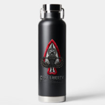 Fort Liberty Black 32 oz Vacuum Insulated Bottle
