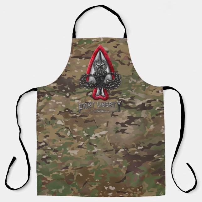 Fort Liberty Camo Apron (Front)