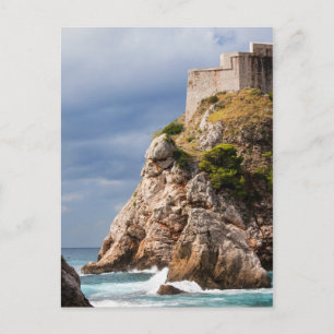 Fort Lovrijenac in Dubrovnik Postcard