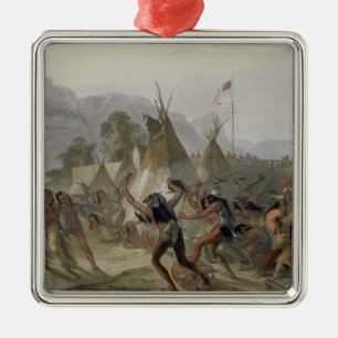 Fort Mackenzie, August 28th 1833, plate 42 from Vo Metal Tree Decoration