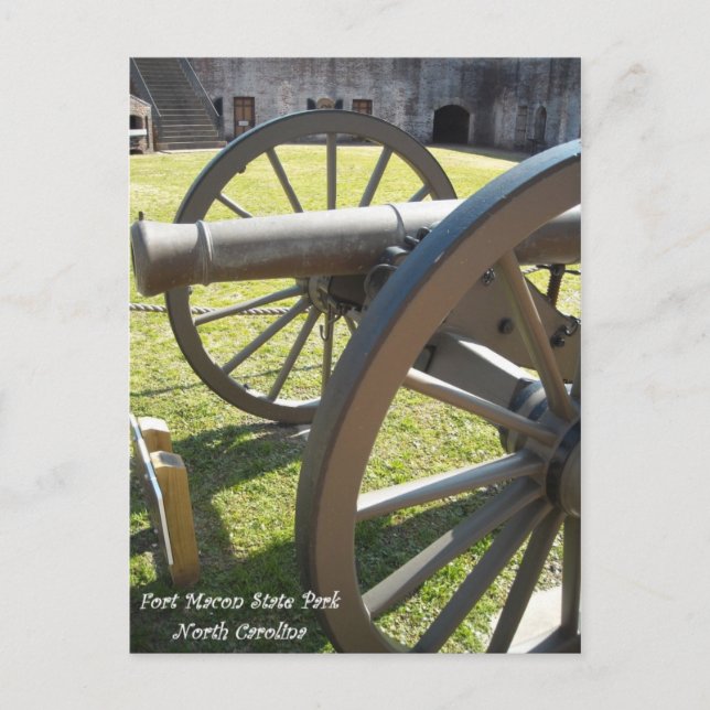 Fort Macon State Park NC Postcard (Front)