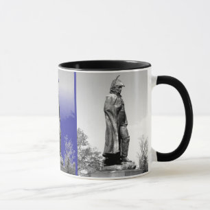 Fort McHenry Statue B+W Mug