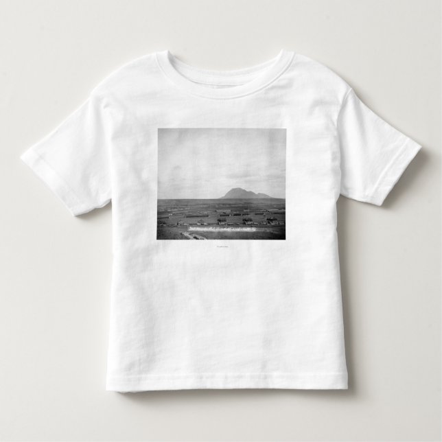 Fort Meade with Bear Butte in Background Toddler T-Shirt (Front)