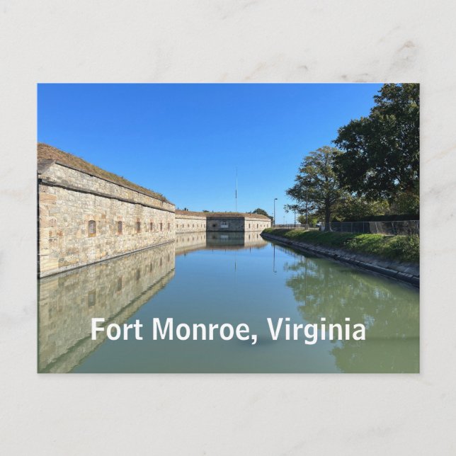 Fort Monroe, Virginia Postcard (Front)