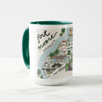 Fort Moore Map Coffee Mug