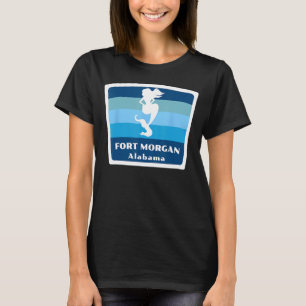 Fort Morgan Alabama AL Beach Mermaid Vacation Souv T-Shirt