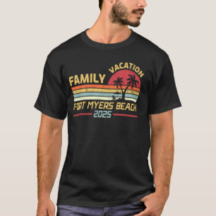 Fort Myers Beach Florida Family Vacation 2025 Summ T-Shirt