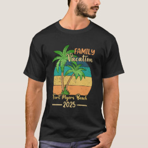 Fort Myers Beach Florida Family Vacation 2025 Summ T-Shirt