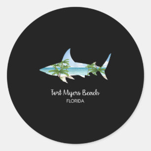 Fort Myers Beach Souvenir Or Group Vacation Gift _ Classic Round Sticker
