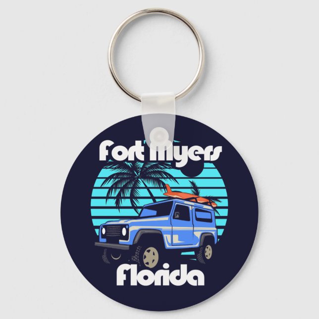Fort Myers Florida Key Ring (Front)