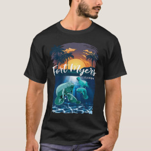 Fort Myers Florida Manatees Vacation Souvenir Man T-Shirt