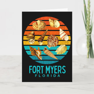 Fort Myers Florida Ocean Shells Novelty  Card