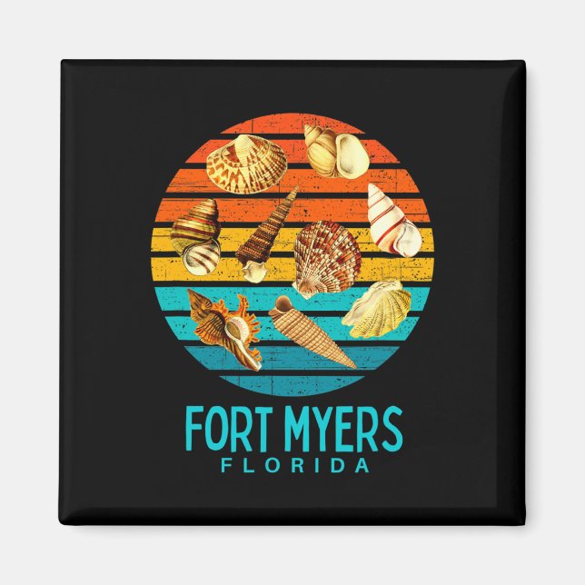 Fort Myers Florida Ocean Shells Novelty  Magnet (Front)