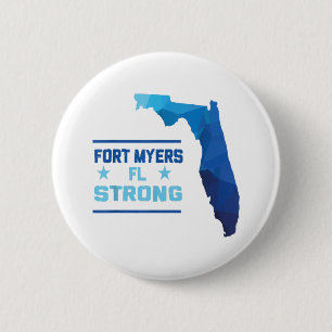 Fort Myers Florida Strong 6 Cm Round Badge