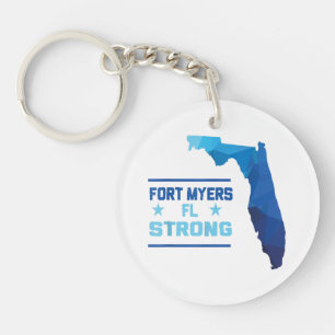 Fort Myers Florida Strong Key Ring