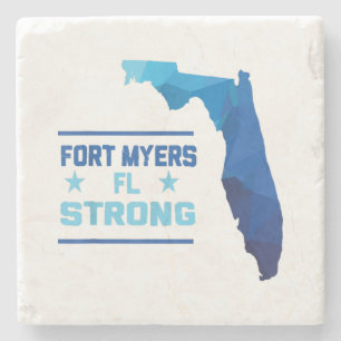 Fort Myers Florida Strong Stone Coaster