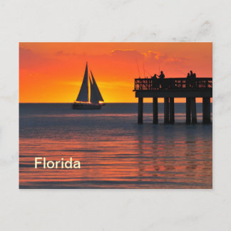 Fort Myers sunset Postcard