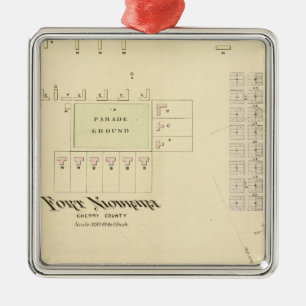 Fort Niobrara, Nebraska Metal Ornament