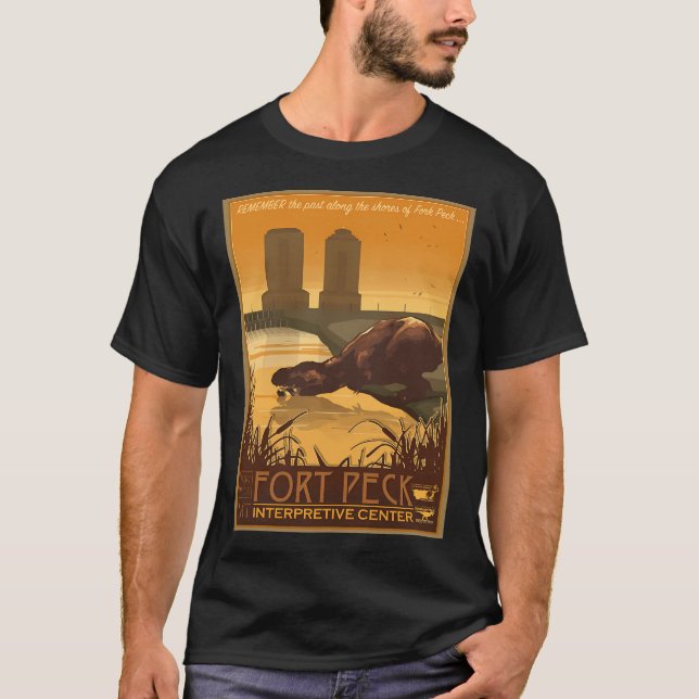 Fort Peck Interpretive Centre T-Shirt (Front)
