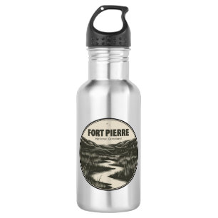 Fort Pierre National Grassland South Dakota Stream 532 Ml Water Bottle