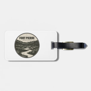 Fort Pierre National Grassland South Dakota Stream Luggage Tag